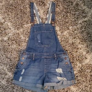 Denim Overalls